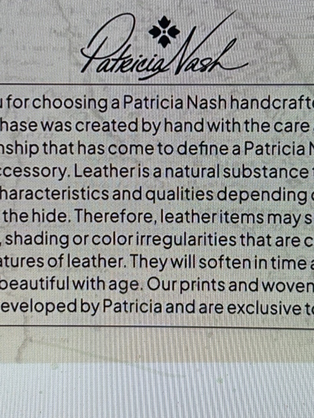 PATRICIA NASH MILAN ITALY-NWT $ 249.00 LAST ONE FOREVER ! - Picture 15 of 16